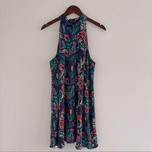 Summer high neck dress
